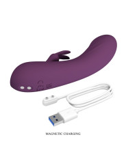 Pretty Love - Landyn Vibrador Rabbit Recargable 10 Funciones Morado
