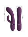 Pretty Love - Margie Vibrador Rabbit Recargable 10 Funciones Morado