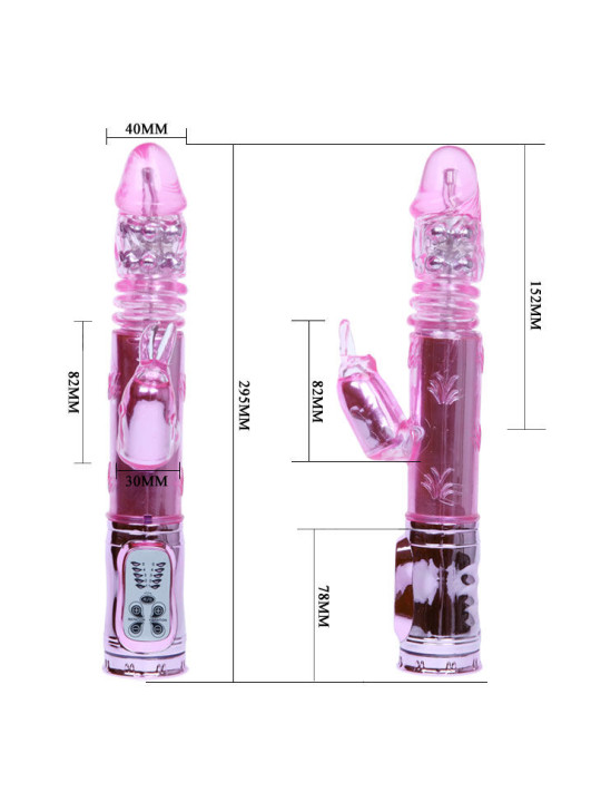 Baile - Throbbing Bunny Rotador Rampante Rosa