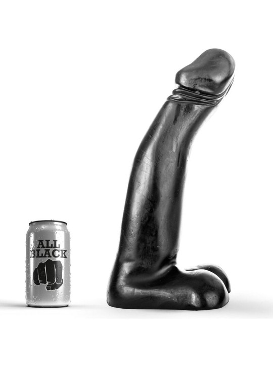 All Black - Dildo Realista Negro Fisting 29 cm