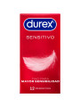 Durex - Preservativos Sensitivo 12 Unidades