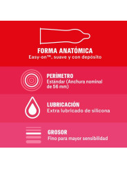 Durex - Preservativos Sensitivo 12 Unidades