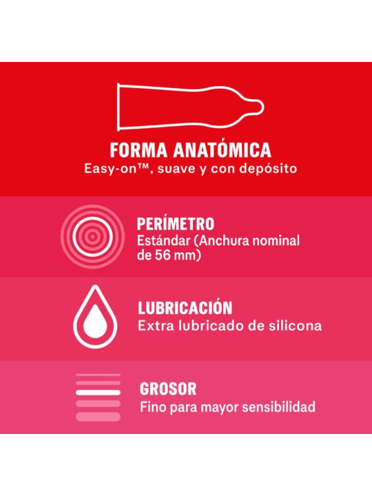 Durex - Preservativos Sensitivo 12 Unidades
