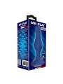 Mr Play - Plug Anal Cónico Silicona Azul XL