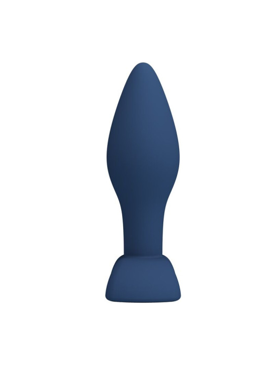 Mr Play - Plug Anal Cónico Silicona Azul S