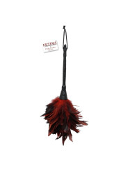 Fetish Fantasy Series - Plumero Frisky Negro y Rojo