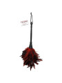 Fetish Fantasy Series - Plumero Frisky Negro y Rojo