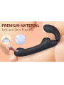 Nalone - Allow Vibrador Doble con Rotación y Empuje Negro