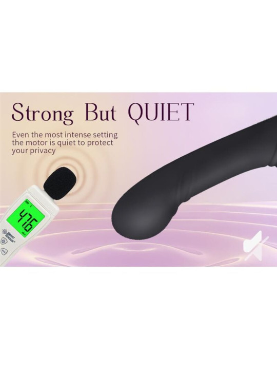 Nalone - Allow Vibrador Doble con Rotación y Empuje Negro