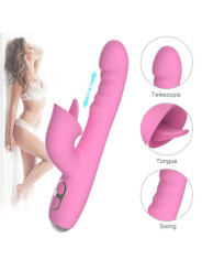 Nalone - T-May Vibrador Rabbit con Empuje y Movimiento Oscilante
