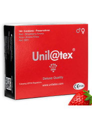 Unilatex - Preservativos Rojos/Fresa 144 uds