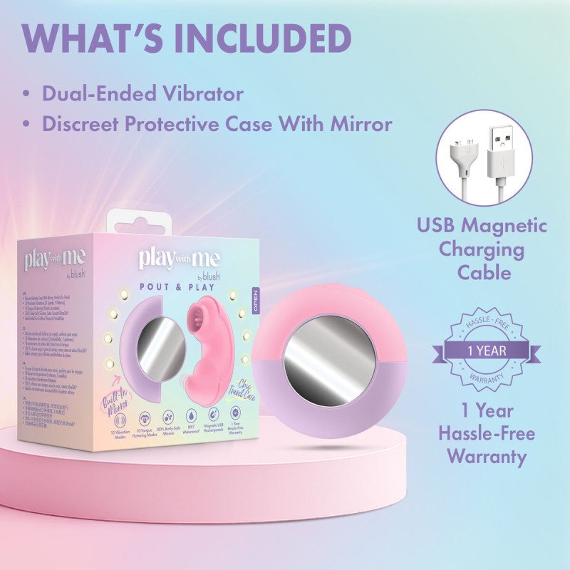 Succionador de Clítoris Blush Play with me Rosa