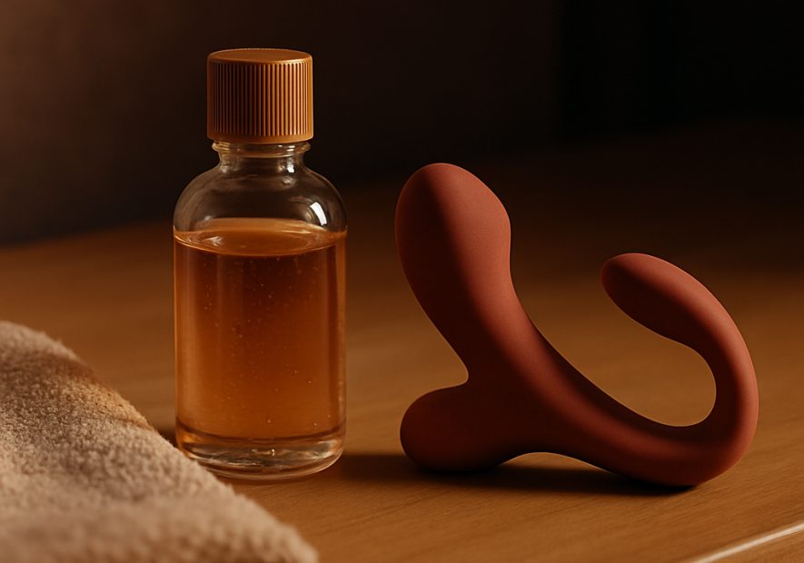 Lubricante según el material del juguete
